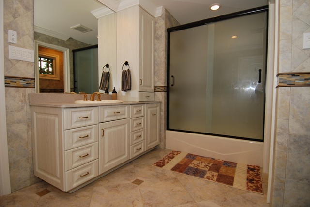 Custom Bathroom Vanities With Linen Tower 4cl boys bath 2 | monmouth custom builders Custom Bathroom Vanities With Linen Tower 4cl boys bath 2 | monmouth custom builders